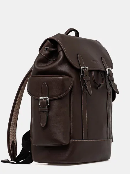 Rucsac Coach din piele maro