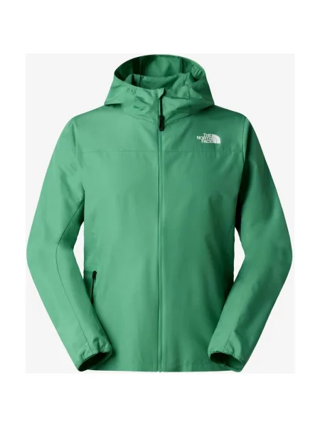 Kurtka z kapturem The North Face Fontanales Wind S zielona