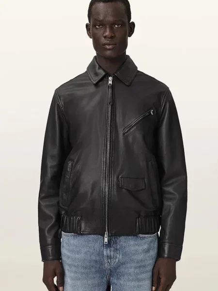 Кожаная куртка Allsaints