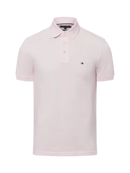 Tommy Hilfiger polo gładki różowy