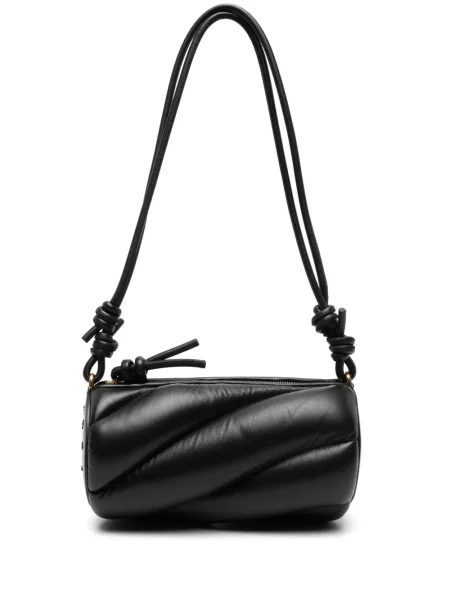 Geanta de piele Fiorucci din piele negru