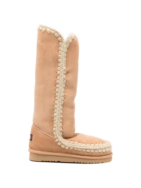 Botine Mou din piele de căprioară