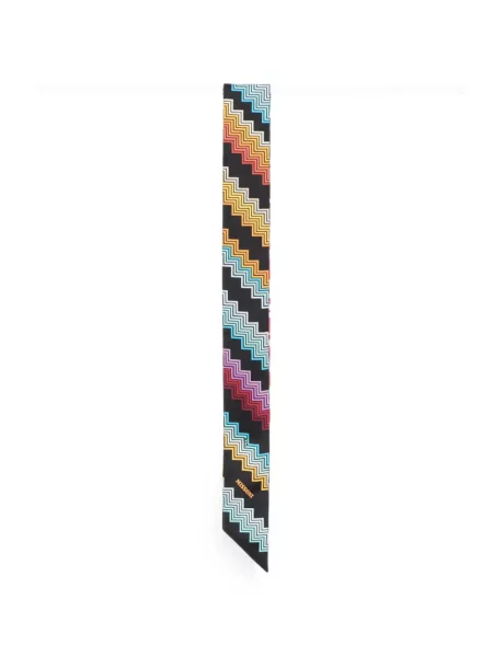 Слаб шал Missoni с принт черно