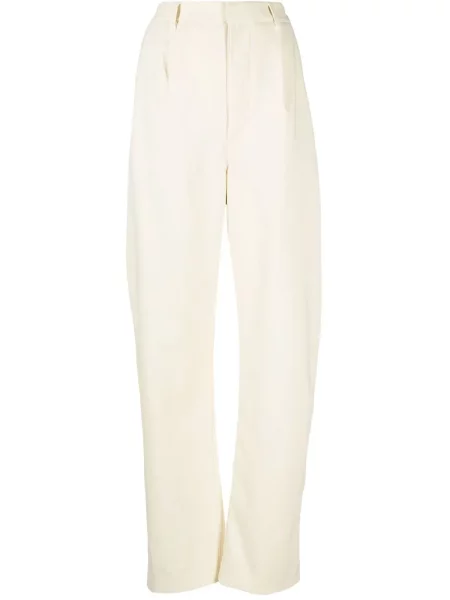 Pantaloni Lemaire alb