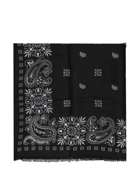 Fular Manipuri cu imagine negru