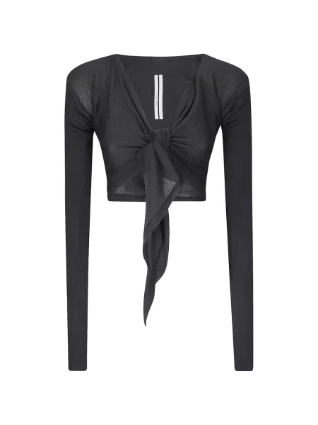 Decupat bluză Rick Owens plic negru