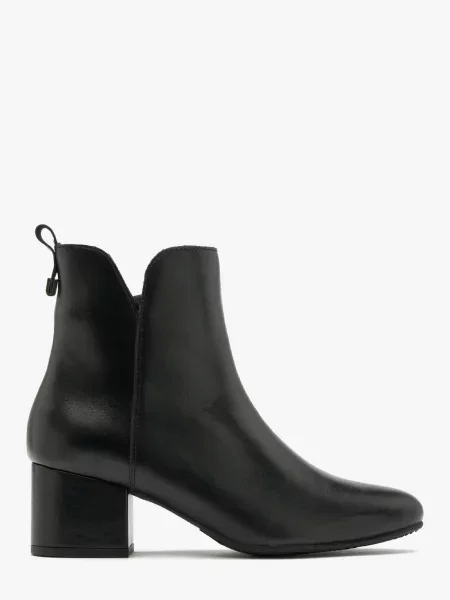 Кожаные ботильоны Rylko черные