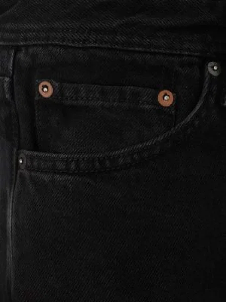 Jeansy o luźnym kroju z bawełny model ‘Chris’ Jack & Jones czarne