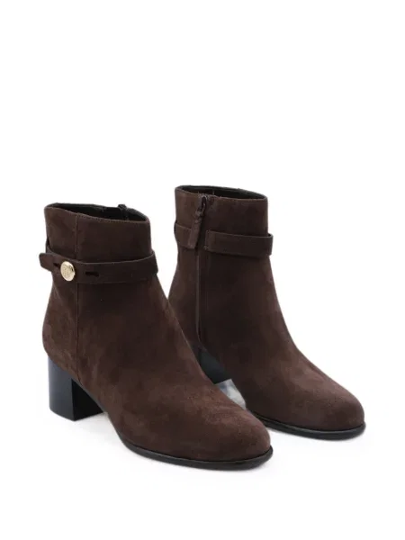 Cizme scurte Tory Burch maro