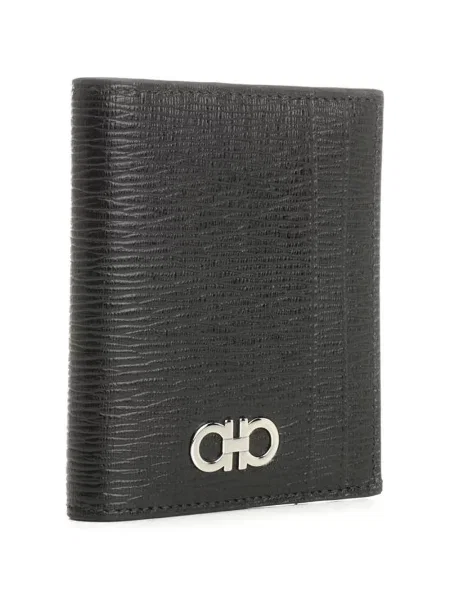Portofel Ferragamo din piele negru