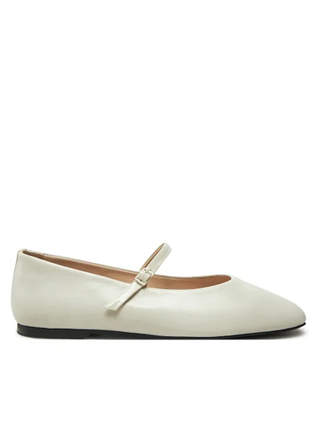 Balerini Calvin Klein Mary Jane Ballerina Lth Écru