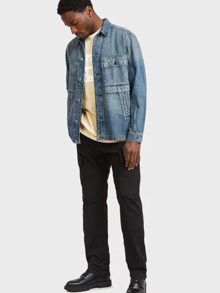 Брюки карго G-star Raw черные