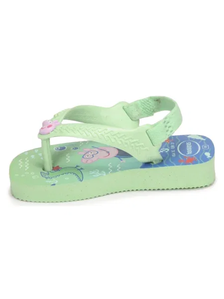 Pantofi copii Havaianas verde