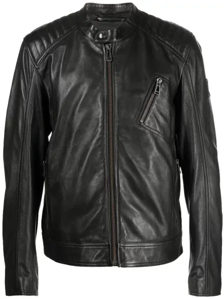 Кожено яке Belstaff черно