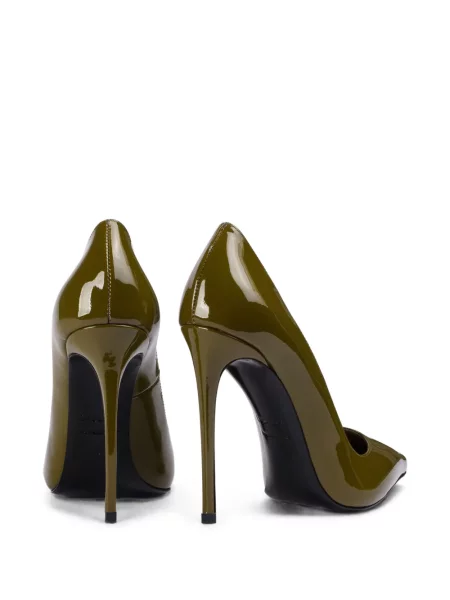 Pantofi cu toc Le Silla din piele verde