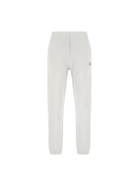 Maison Kitsuné spodnie dresowe Fox Head Patch Regular szare