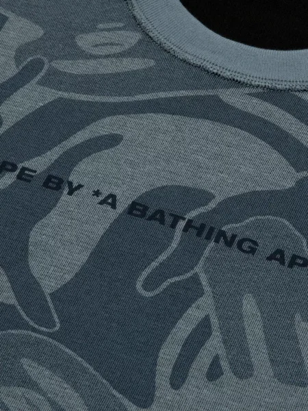 Tricou Aape By A Bathing Ape cu imagine albastru