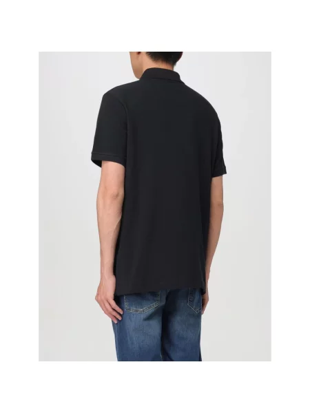 Koszulka polo Barbour czarna