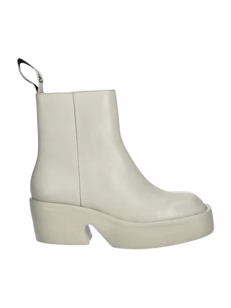 Buty do kostki Camper na platformie beżowe