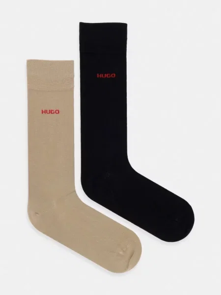 HUGO ponožky 2P RS UNI CC béžové