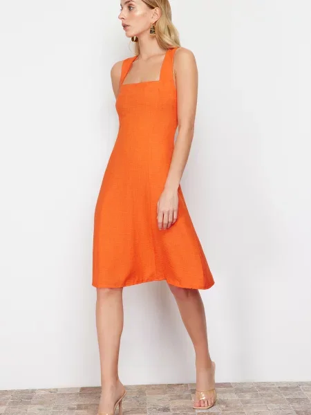 Rochie mini Trendyol portocaliu