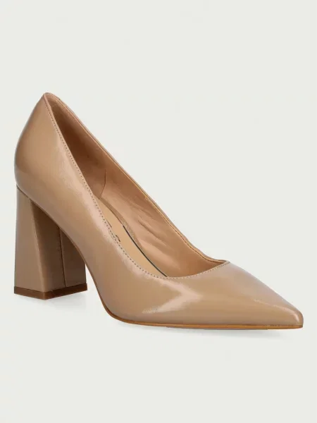 Pantofi cu toc Guess bej