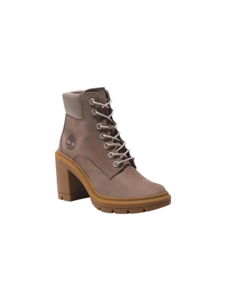TIMBERLAND Fűzős rövid szárú csizmák Allington taupe szürke