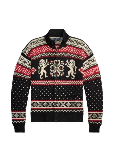 Fular Polo Ralph Lauren de lână negru