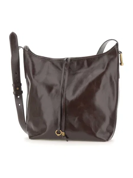 Torebka crossbody Gianni Chiarini skórzana brązowa