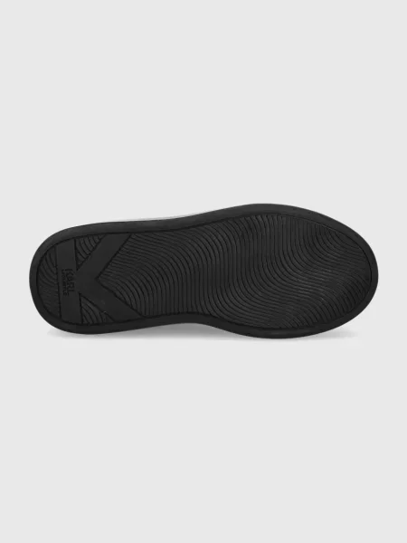 Кожаные кроссовки Karl Lagerfeld черные