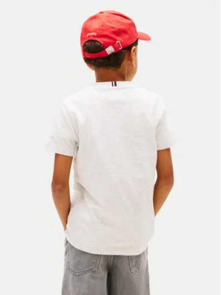 Dětské tričko Tommy Hilfiger šedé