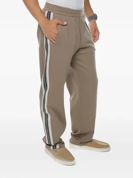 Pantaloni Emporio Armani cu dungi alergare