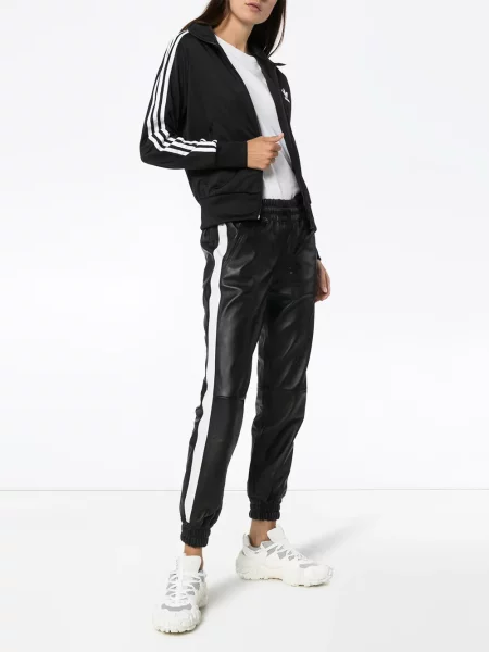 Hanorac Adidas cu dungi alergare negru