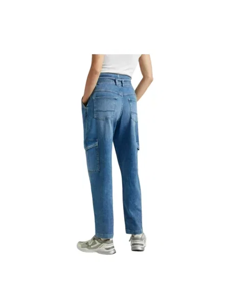 Zwężane dżinsy Pepe Jeans zwężany niebieski