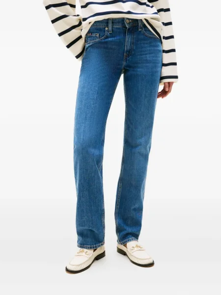 Blugi Tommy Hilfiger cu 5 buzunare albastru