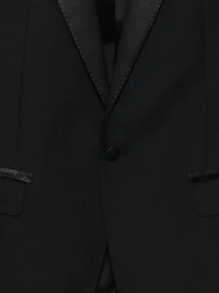 Costum Lanvin din satin de costum albastru