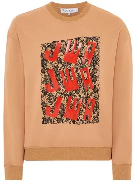 Hanorac Jw Anderson cu imagine din dantelă