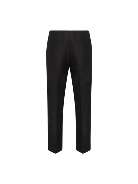 Spodnie Dries Van Noten wełniane czarne