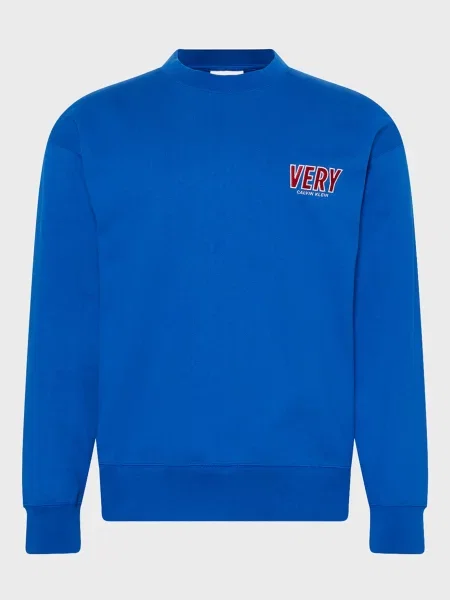 Флисовый свитшот Calvin Klein Jeans синий