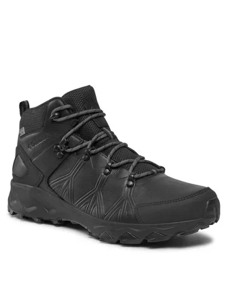 Sneakerși Columbia din piele negru