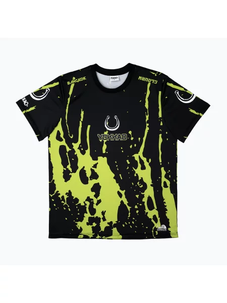 Футболка для тренувань YOKKAO Angry Bull Workout black чорна