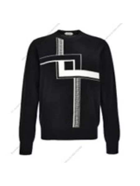 Sweter Versace czarny