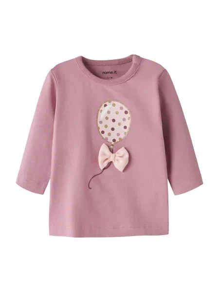 NAME IT Tricou NBFNIVAS auriu / mauve / mov orhidee