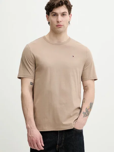 Tommy Hilfiger tričko pánske béžová