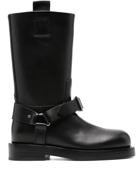 Botine Burberry din piele negru