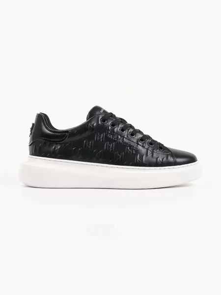 Karl Lagerfeld Kore sneakers pentru bărbați din piele negru