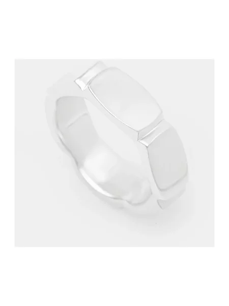 Tom Wood pierścionek srebrny Umi Band Ring Medium szary