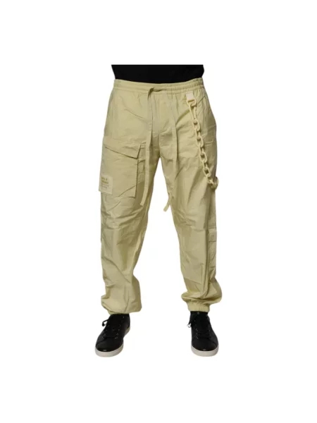 Spodnie cargo Dolce And Gabbana żółte