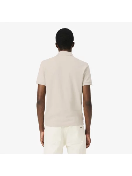 Lacoste Koszulka Polo Paryż Regular Fit beżowa