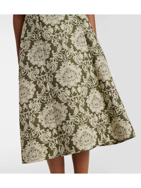 Rochie midi 's Max Mara din jacard verde